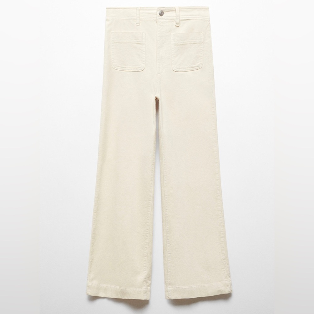 Mango Corduroy Culotte Trousers
